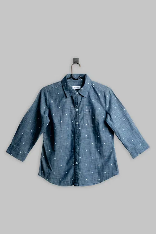 Brushed flannel shirt