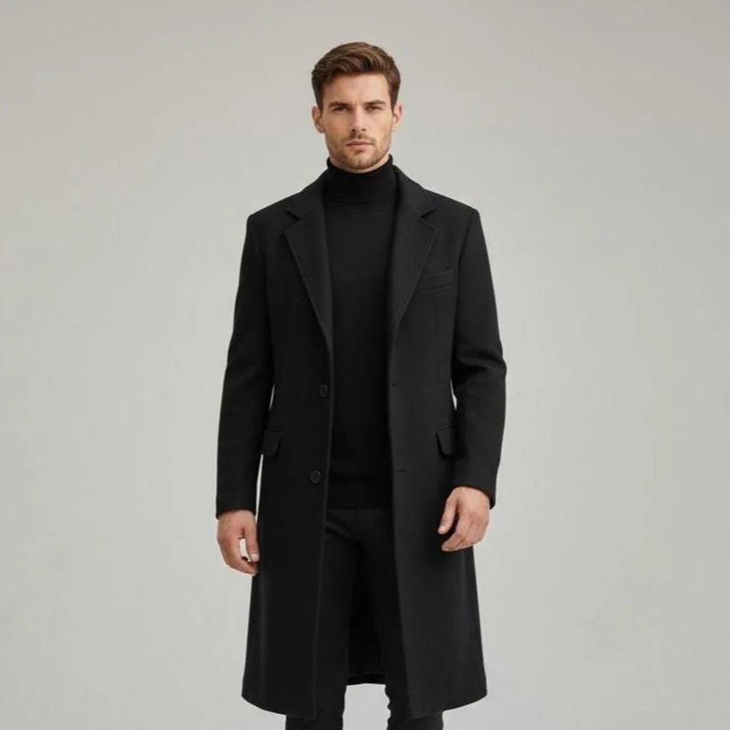 Wool overcoat